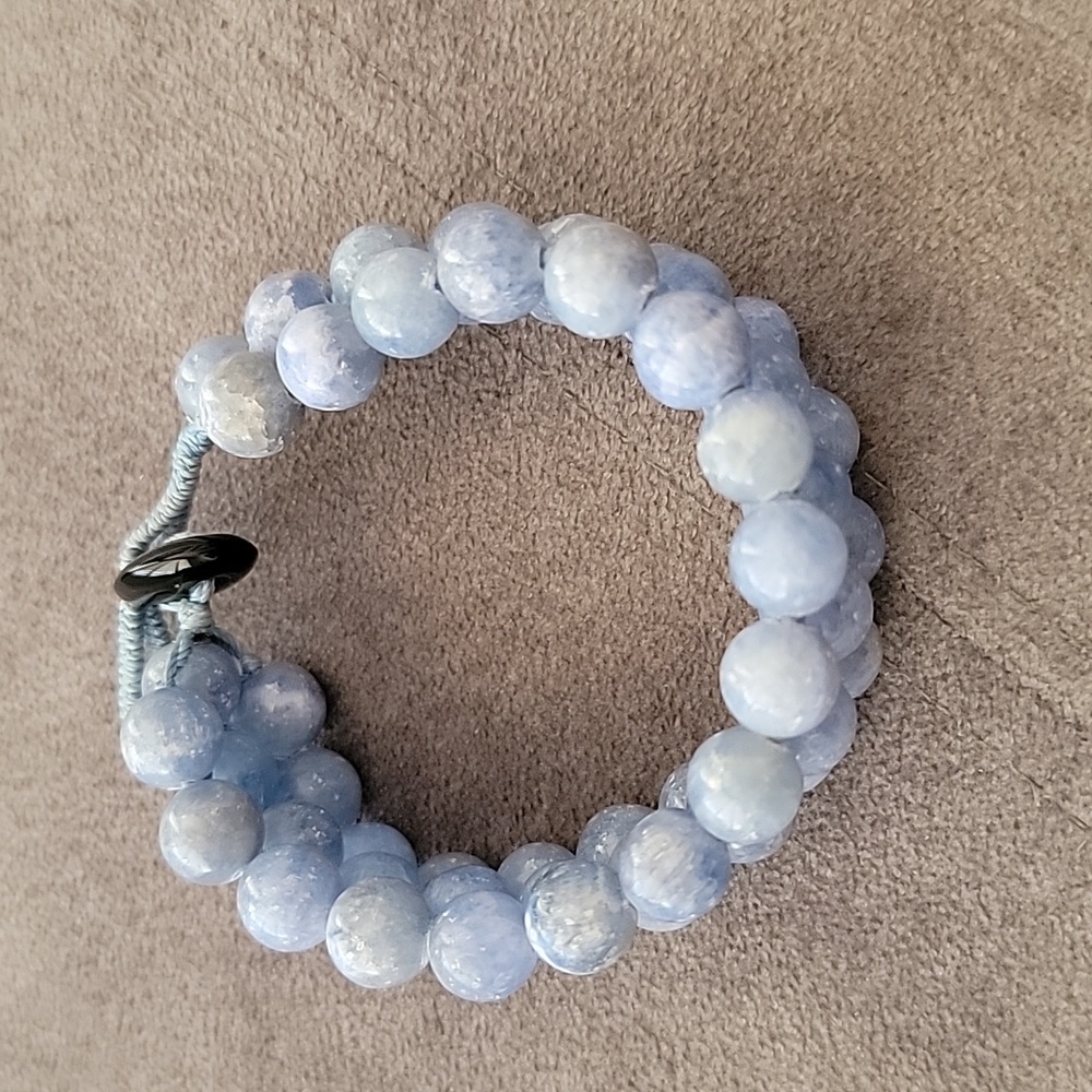 Agate Bracelete,  blue